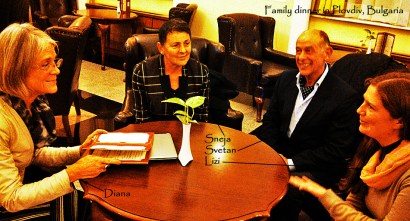 Family dinner in Plovdiv