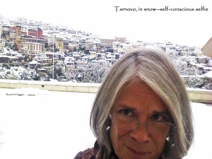 self-conscious selfie