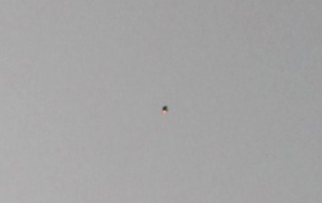 7. sky lantern in flight