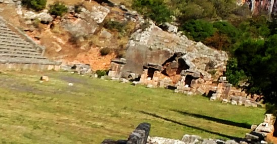 delphi-runners' starting blocks - stadium