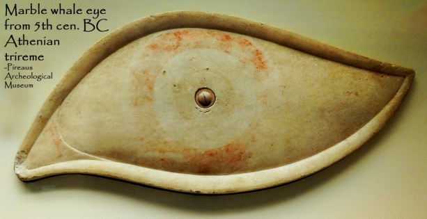 Pireaus-marble whale eye from trireme